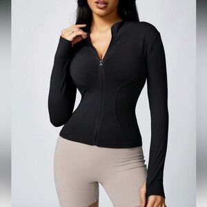 Amazon Essentials Black Women's Black Jacket activewear